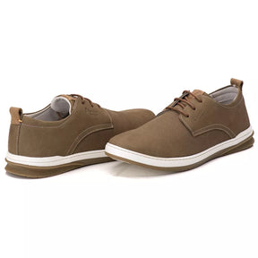 Sapatenis Masculino Casual Oxford Ranster Comfort 100% Couro Legitimo Palmilha Ultra Gel Confortavel