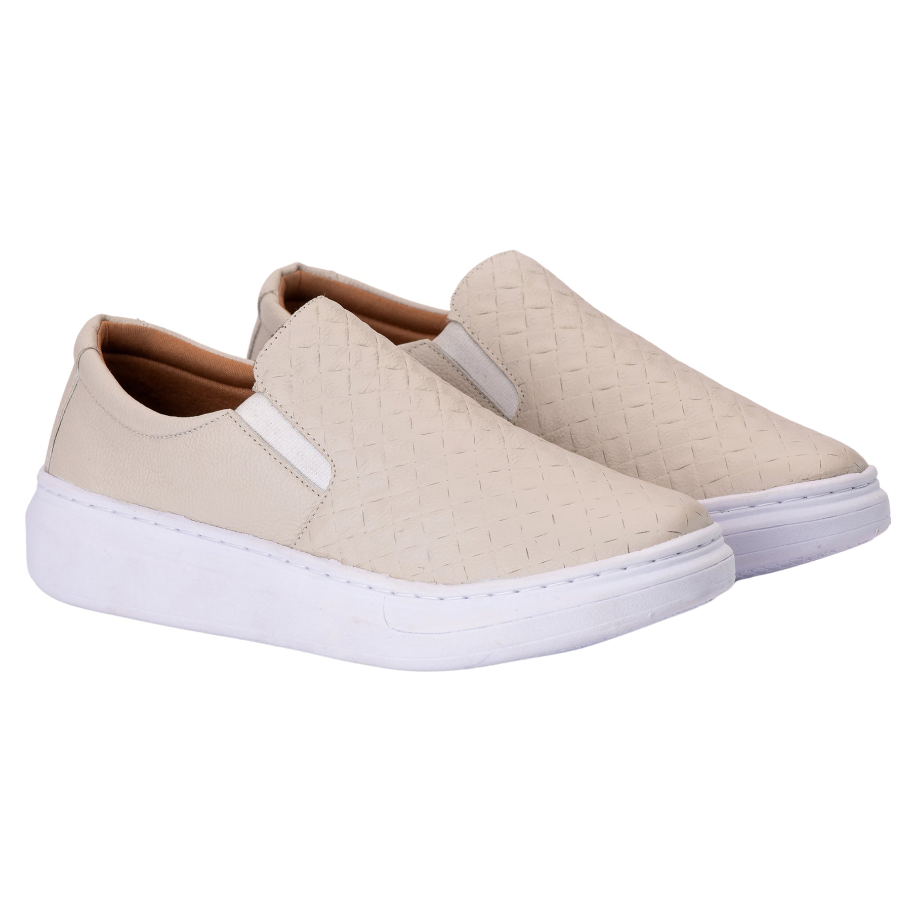 Tênis Masculino Mocassim Slip On Casual Couro Costarini® Compre 01 e Leve 02 + Brinde [Carteira e cinto]🔥