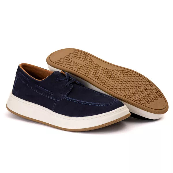 Compre 1 e Leve 2 - Casual Dockside Mocassim Masculino Em Couro 🔥