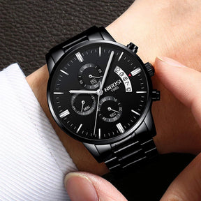 NIBOSI Men Watches Luxury Famous Top Brand Men's Fashion Military Quartz Wristwatch 2309