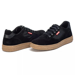 Tenis Masculino Ranster Stret Couro Legitimo Leve Conforto Gel Estilo Casual Promoção