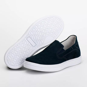 Sapatenis Masculino Slip On Tênis Casual em Couro Ranster Anti-stress