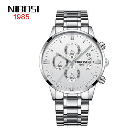 NIBOSI Men Watches Luxury Famous Top Brand Men's Fashion Military Quartz Wristwatch 2309