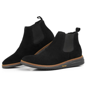 Compre 1 e Leve 2 Botina Masculina Chelsea Couro Camurça