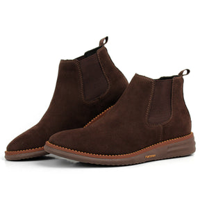 Compre 1 e Leve 2 Botina Masculina Chelsea Couro Camurça