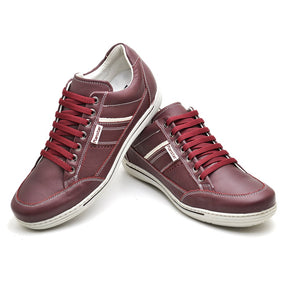 Sapatenis Casual Ranster Comfort Antistress Tenis 100% Couro Legitimo Palmilha Anatômica em Gel Super Confortavel