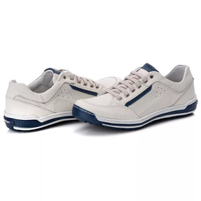 Tenis Masculino Sapatenis Casual Antistress Ranster Couro Legitimo Confortável Amortecimento em Gel