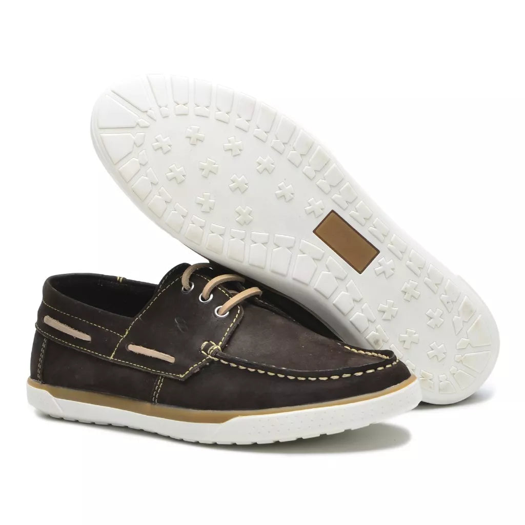 Sapatenis Masculino Dockside Mocassim Casual Em Couro Legitimo